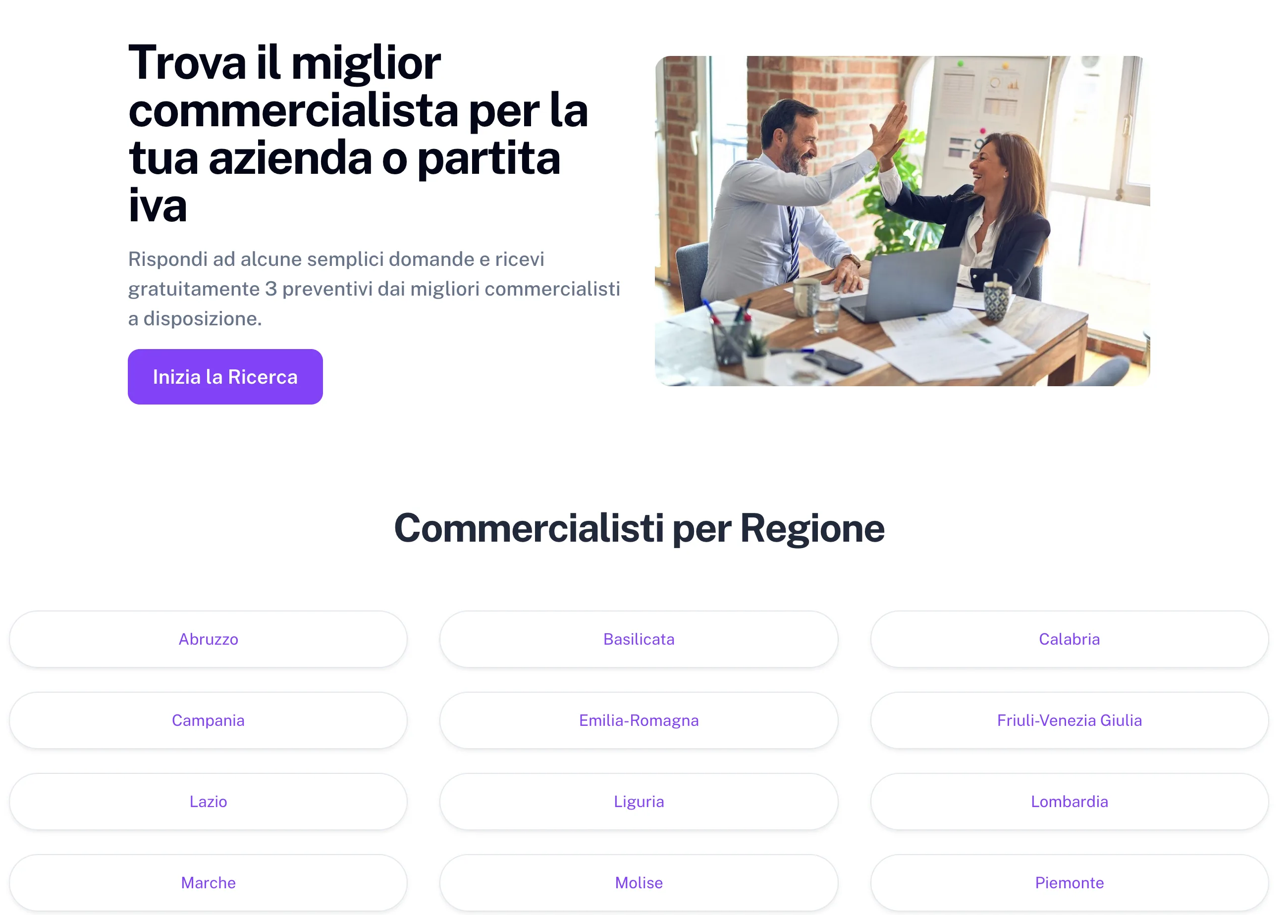 Screenshot sito commercialisti.info